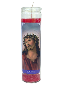 Gran Poder de dios /  8 Inch Unscented Prayer Candle Spell Candle Ritual Candle Devotion Candle