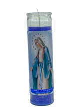 Bundle of 12 Virgen de la Milagrosa 8 Inch Unscented Prayer Candle Spell Candle Protection Candle Ritual Candle Devotion.