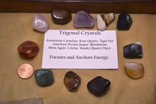 Trigonal Crystal Structure Gemstone Kit Trigonal Crystals Kit Trigonal Stones Focus and Anchors Energy Healing Crystals & Gemstones Set - Healing Atlas