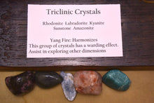 Triclinic Crystal Structure Gemstone Kit Triclinic Crystals Kit Triclinic Harmonizing Stones Triclinic Healing Crystals & Gemstones Set - Healing Atlas