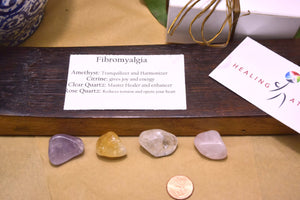 Fibromyalgia Gemstone Kit Fibromyalgia Crystals Kit Stones for Fibromyalgia Healing Crystals Fibromyalgia Kit Healing Gemstones Fibromyalgia - Healing Atlas