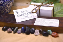 CAPRICORN Zodiac Gemstone Kit Sun in Capricorn Crystals Kit Capricorn Stones Healing Crystals Healing Gemstones Complete Capricorn Stone Set - Healing Atlas
