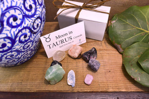 TAURUS Zodiac Gemstone Kit Moon in Taurus Crystals Kit Taurus Stones Healing Crystals Set Healing Gemstones Complete Zodiac Taurus Stone Set - Healing Atlas