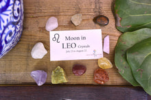 LEO Gemstone Kit MOON in Leo Crystals Healing Crystals Set Leo Healing Gemstones Set Complete Zodiac Leo Stone Set Leo Gemstone Zodiac Kit - Healing Atlas