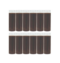 Bundle of 12 Brown 8 Inch Unscented Prayer Candle Brown Spell Candle Brown Ritual Candle Devotion Prayer Candle Grounding Balancing Candle